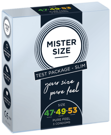 MISTER SIZE Slim Trial Set 47-49-53 (3 kondomia) (3 kondomia)